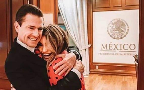 Sofía Castro le reitera a Peña Nieto su admiración por la valentía y tolerancia en su sexenio