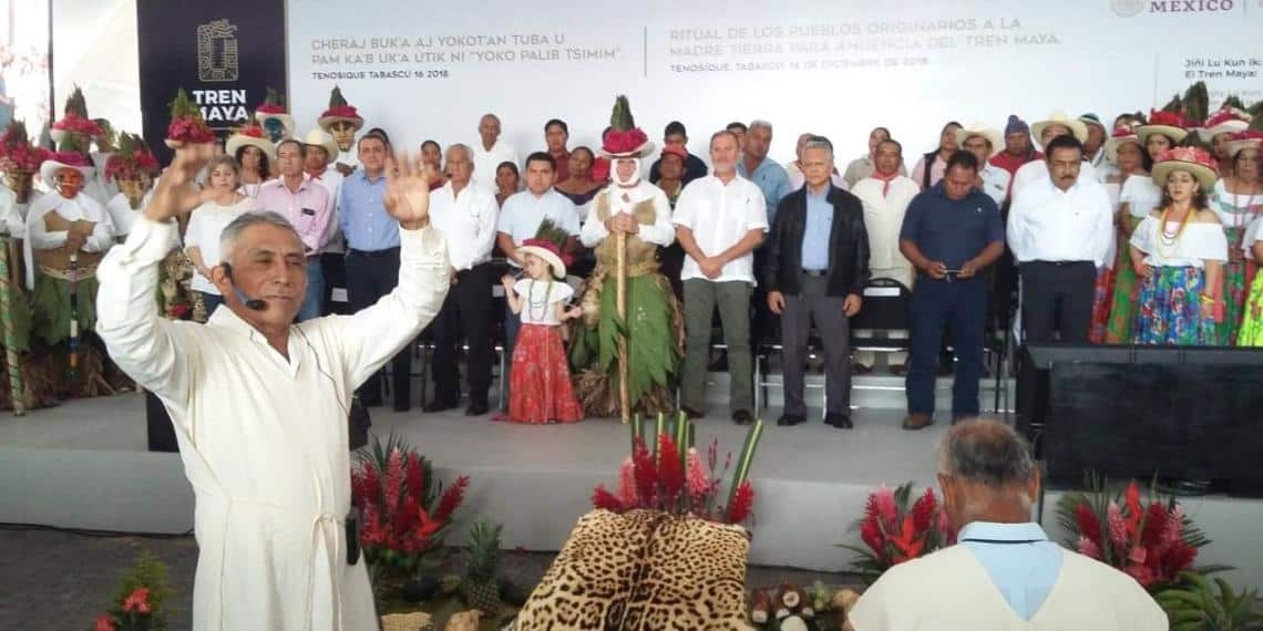 Así se vive el Ritual de los Pueblos Originarios a la Madre Tierra en Tenosique, Tabasco