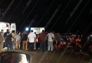 Aparatoso accidente sobre la carretera Villahermosa - Teapa