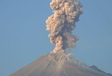 El Popocatépetl registra explosión de 2,500 metros de altura