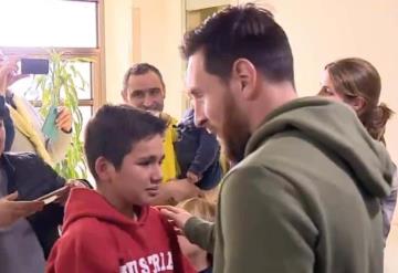 VIDEO: Niño llega a las lagrimas tras conocer a Lionel Messi