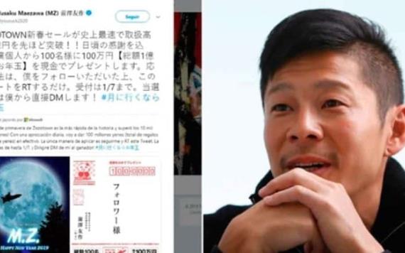 El tuit más compartido de la historia es de un Millonario japonés