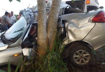 Pierde el control y muere en trágico accidente en la carretera Comalcalco-Cunduacán