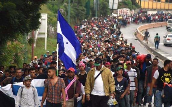 Donald Trump critica a México por ‘no hacer nada’ para detener caravana de migrantes
