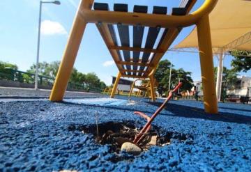 En ocho meses han desvalijado el Parque Lineal tres veces