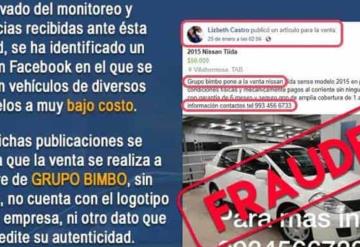 Alerta FGE por perfil falso en Facebook que comete fraudes con ventas de autos a muy bajo costo