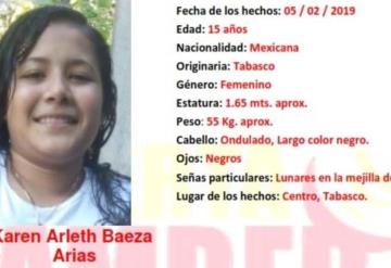 Ayuda a Karen Arleth a volver a casa, se activa Alerta Amber en Tabasco