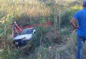 Fuerte accidente en carretera Villahermosa-Frontera por conducir exceso de velocidad