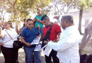 Elementos de Seguridad Y Protección Ciudadana se manifiestan en Plaza de Armas