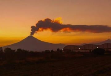 Registra actividad volcánica el Popocatépetl, activa alerta en México