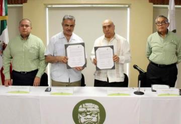 Firman Convenio de Colaboración la Universidad Olmeca y Protección Civil