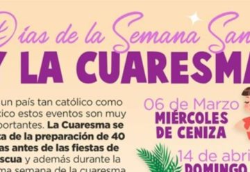 Las fechas de Semana Santa y Cuaresma