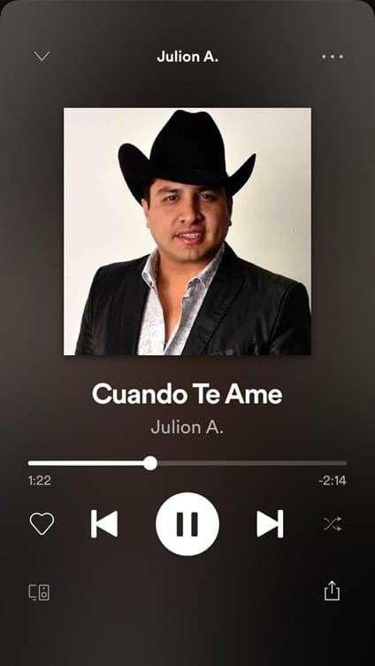 Regresa Julión Álvarez A Spotify