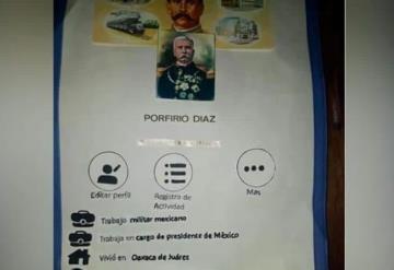 Esta niña presentó la biografía de Porfirio Díaz como perfil de Facebook y desbordó las redes