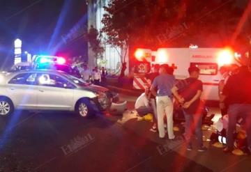 Fuerte accidente en Paseo Usumacinta; dos personas heridas de gravedad