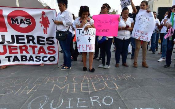 Tabasco, cuarto lugar en violencia contra la mujer