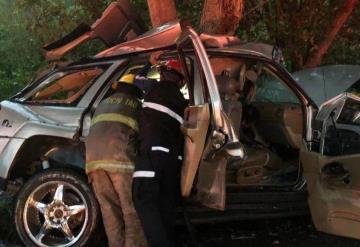 Terrible accidente en la  carretera Macuspana a Villahermosa; se reporta una persona muerta