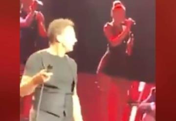 Luis Miguel golpea a empleado durante concierto, quedó grabado en #VIDEO