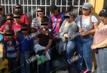 Aseguran a centroamericanos en la colonia Guayabal