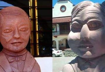 El escultor del polémico busto de Juárez ahora creó muy a su estilo, a AMLO