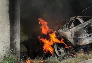 Trágico, pierde la vida al chocar sobre la carretera Macuspana - Villahermosa