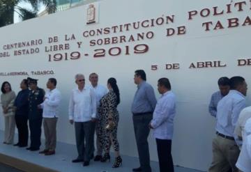 Conmemoran 100 años de la Constitución Política del Estado de Tabasco