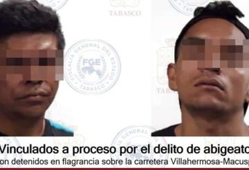 Aseguran a dos roba borregos en la Villahermosa - Macuspana