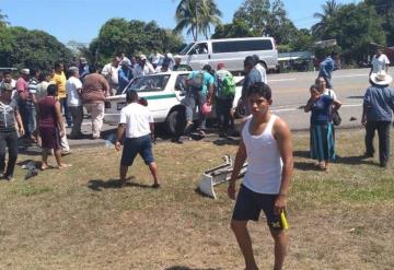 Accidente sobre carretera Frontera kilómetro 62