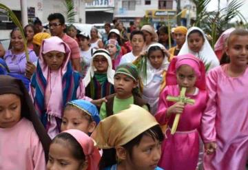 Así se vivió el Domingo de Ramos en Villahermosa