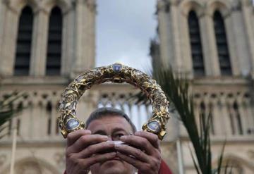 La corona de espinas y las reliquias conservadas en la Catedral de Notre Dame