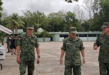 Ejército y FAM realizan supervisión en la 30 Zona militar