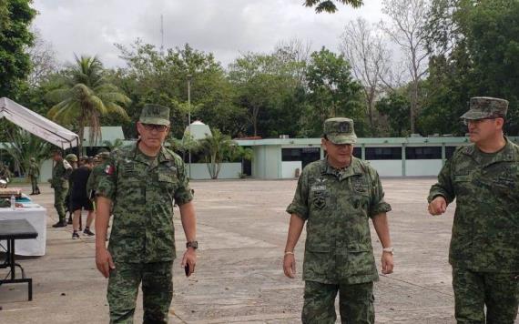 Ejército y FAM realizan supervisión en la 30 Zona militar