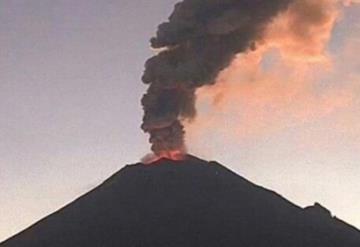 El Popo no descansa; emite 77 exhalaciones en las últimas horas