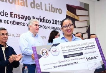 En el Día Internacional del Libro dan a conocer a ganadora del Concurso de Ensayo Jurídico 2019