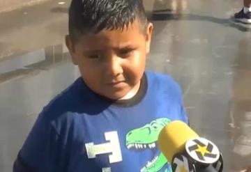 Niño dice en video que construye castillos de arena en sus sueños; le regalan un viaje a la playa