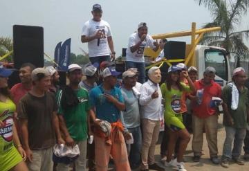 Así celebró Santandreu a los albañiles de Tabasco en su día