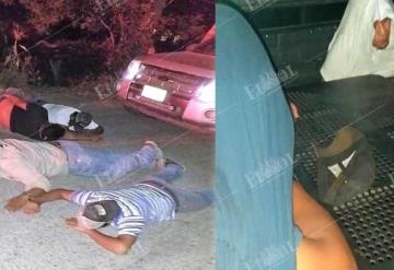 Capturan a ocho integrantes de una banda de huachicoleros en Cunduacán