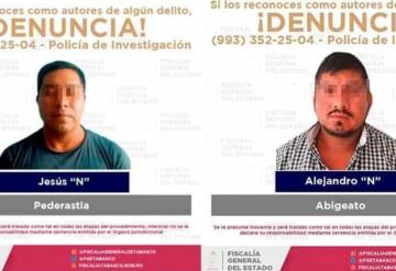 FGE detiene a cuatro personas relacionadas con delitos sexuales, violencia familiar y abigeato