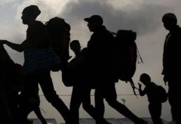 Aseguran 4 tráileres doble caja con 785 migrantes en Veracruz