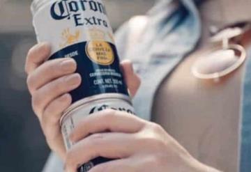 Cerveza Corona busca eliminar el plástico de sus empaques mediante un rediseño de sus latas