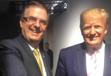 Donald Trump agradece a Ebrard por increíble trabajo en migración