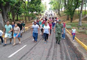 ¡Paseo dominical! Familias acuden al 37 Batallón de Infantería