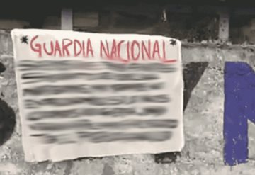 ¡Otra más! Aparece manta contra Guardia Nacional