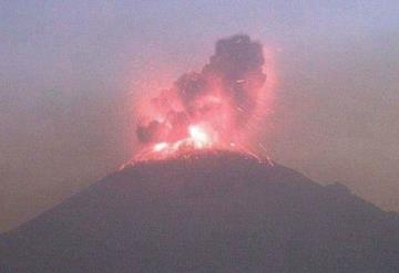 Siguen las explosiones en el Popocatépetl