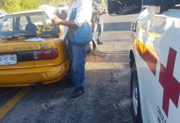 Se registra un accidente en la Carretera Villahermosa-Teapa; hay lesionados