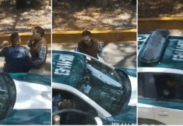 Video: Policía recibe soborno; al final se persigna