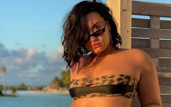 Demi Lovato presume su celulitis y kilos de más