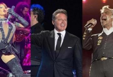 Luis Miguel, El Potrillo y La Guzmán  dieron el Grito en Las Vegas