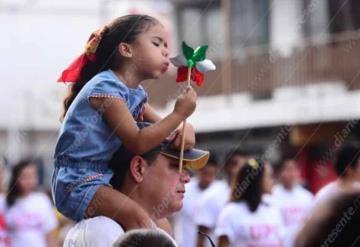 Así disfrutaron las familias tabasqueñas del desfile