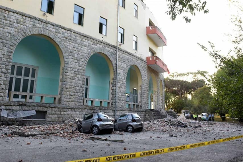 Dos sismos azotan Albania; hay heridos y daños
